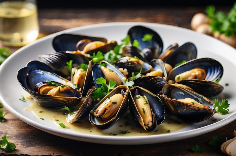 Bistro Garlic Butter Mussels Appetizer