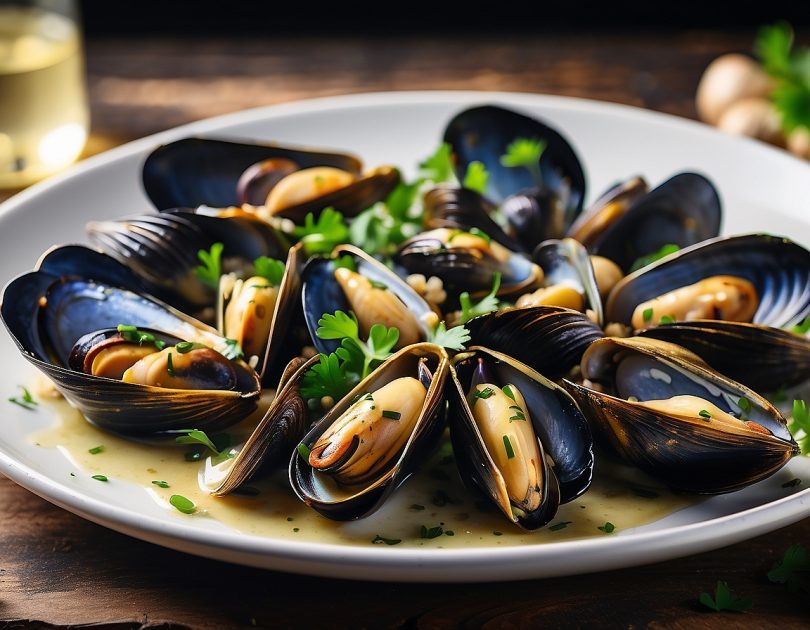 Bistro Garlic Butter Mussels Appetizer