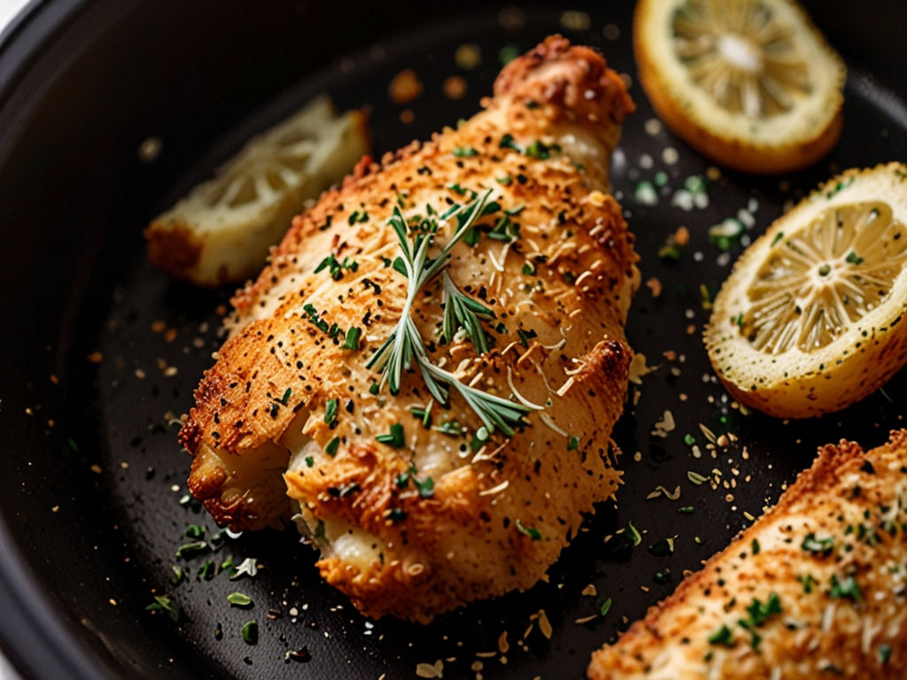 Air Fryer Garlic Parmesan Chicken Recipe Air Fryer Crispy Parmesan Garlic Chicken